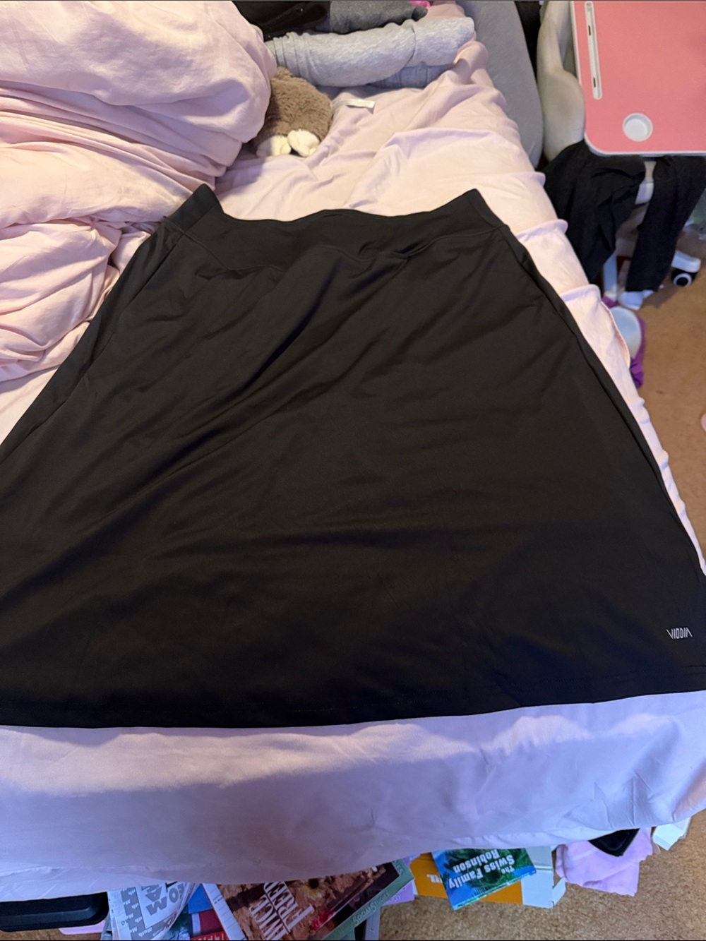 Vionic Black A-Line Performance Skirt
